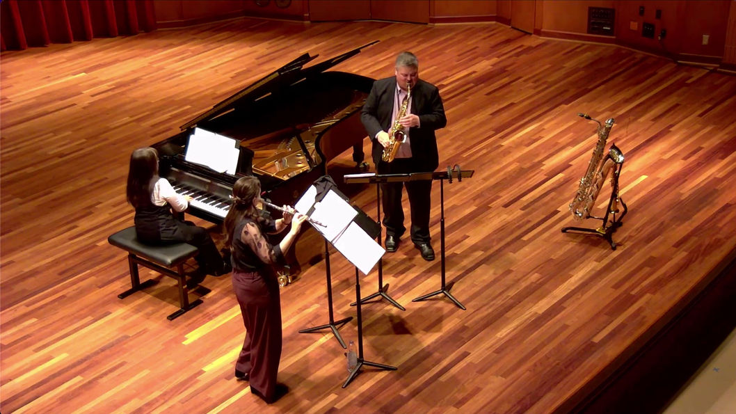 Notturno for flute, saxophone, and piano by Marilyn Shrude